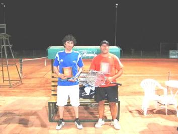 Carlos Barengo, ganador del torneo, y Ariel Díaz, segundo.